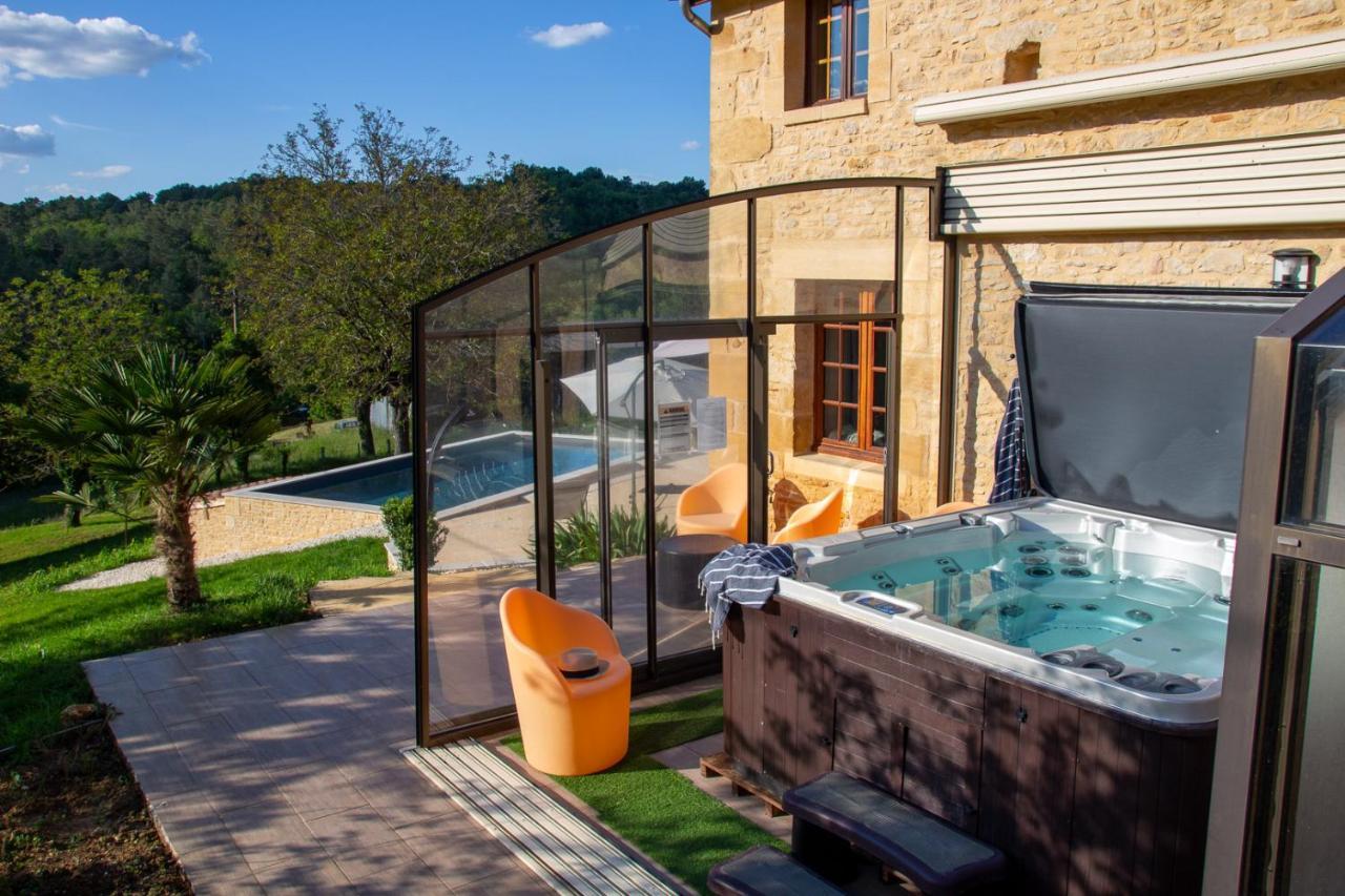 Aux Bories De Marquay, Chambres D'Hotes B&B Avec Piscine Et Spa Pres De Sarlat Dış mekan fotoğraf