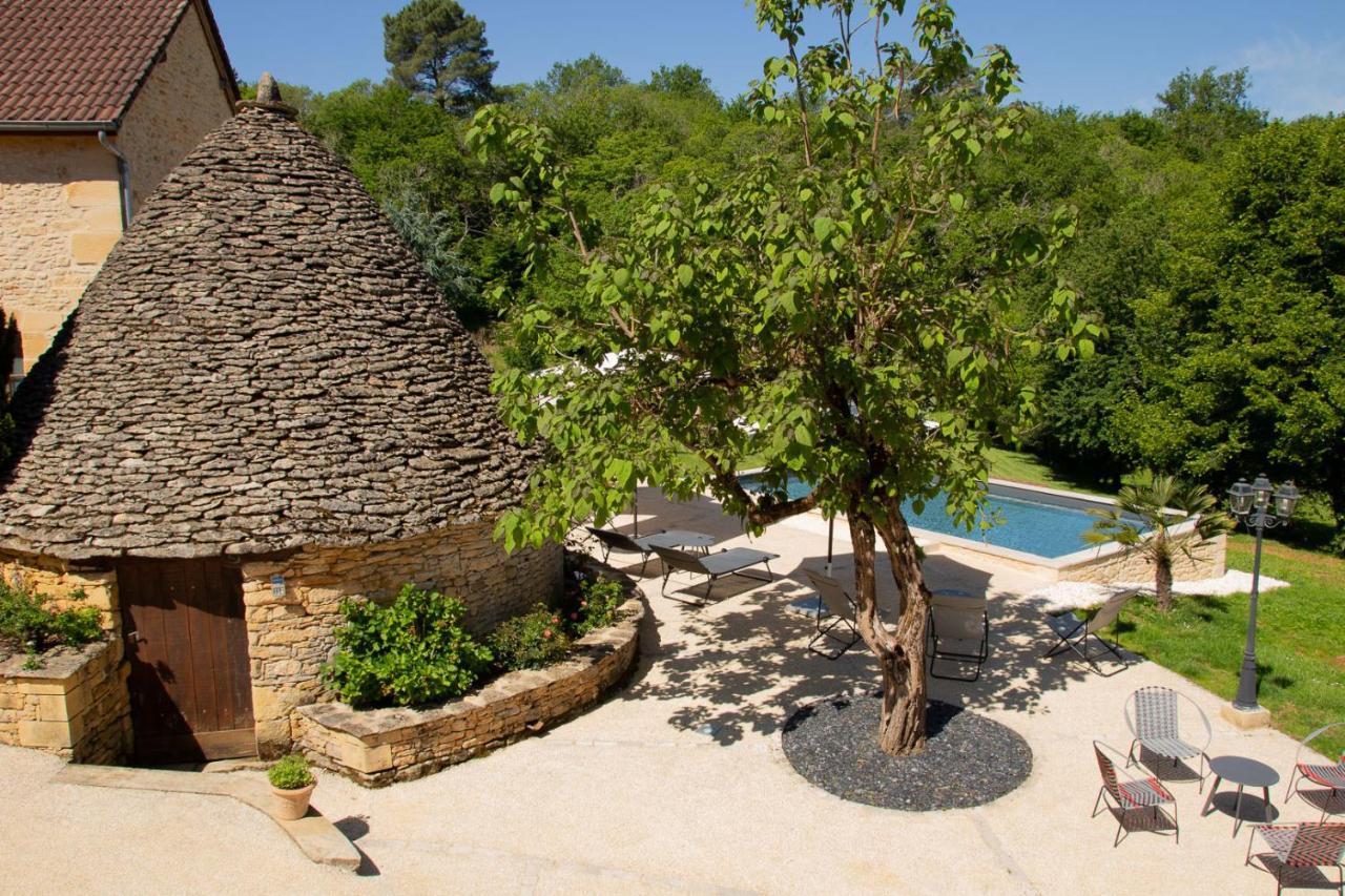 Aux Bories De Marquay, Chambres D'Hotes B&B Avec Piscine Et Spa Pres De Sarlat Dış mekan fotoğraf